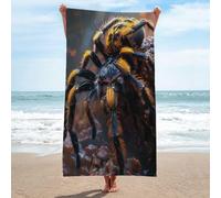 LLSZAHD Beach Towel Spider Microfibre Towels Quick Dry Sand Free, Super Soft Beach Blanket Bath Shower Towel - 80x180cm/32 x71