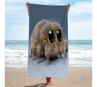 LLSZAHD Beach Towels for Adults Cartoon Spider Microfibre Towels Quick Dry Sand Free, Super Soft Beach Blanket Bath Shower Towel - 90x200cm/36 x79
