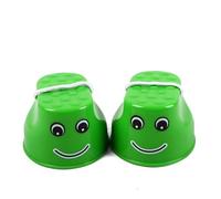 LLTCMAOYI A Pair of Children's Stilts, Children's Balance Strength Walking Stilt Sense System Training Equipment,Green
