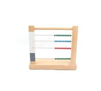 LLTCMAOYI Montessori Mathematical Calculation Bead Frame, Beech Wood Pre-School Education Abacus Calculation Frame,Small