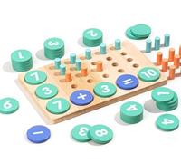 LLTCMAOYI Montessori Ten-Frame Math Counter, Educational Gift for Homeschool & Classroom Play