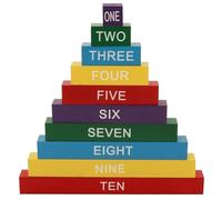 LLTCMAOYI Wood Small Numerical Rods, Montessori Pre-School Mathematical Manipulation Materials