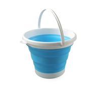LLTCMYGS Collapsible Silicone Bucket for Kids, Montessori Practical Life Toy with Handle