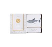 LLTCMYGS Fish Cognitive Learning Card Teaching AIDS, Montessori Language Material Card Toys