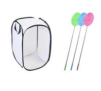 LLTCMYGS Foldable Portable Outdoor Insect Cage, Suitable for Natural Science Insect Observation,suits