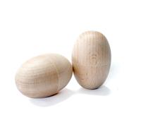 LLTCMYGS Kids's Mini Wooden Egg Music Percussion Toys, Auditory Sensory Development (2 Pieces)