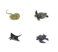 LLTCMYGS Marine Animal Model Set, Montessori Mini Marine Animal Replicas