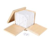 LLTCMYGS Montessori 1000 Wooden Cube Set, Math Manipulatives for Early Counting Math Toy