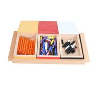 LLTCMYGS Montessori Addition Snake Game, Counting Beads Early Preschool Learning Toy