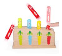 LLTCMYGS Montessori Baby Wooden Pop Up Toy, Preschool Learning Educational Toys