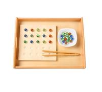 LLTCMYGS Montessori Bead Transfer Toy, Fine Motor Skills Montessori Practical Life Material,Model B