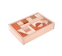 LLTCMYGS Montessori Building Block Toys, Wooden Building Block Learning Toys (23Pcs)