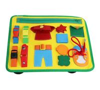 LLTCMYGS Montessori Busy Board, Felt Sensory Activity Board, Toddler Life Skill & Fine Motor Development Toy