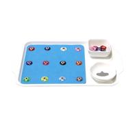 LLTCMYGS Montessori Button Matching Toys, Fine Motor Color Recognition Teaching AIDS