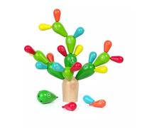 LLTCMYGS Montessori Cactus Building Block Teaching AIDS, Balancing Cactus Toy, Thinking Toys