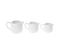 LLTCMYGS Montessori Ceramic Creamer Pitcher Set, Liquid Transfer Teaching Aid Set (3 Pieces)