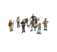 LLTCMYGS Montessori Character Model Language Teaching AIDS, Miniature Character Model Small Statues