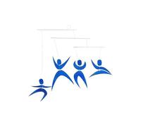 LLTCMYGS Montessori Dancing Figurines Hanging And Moving Toys, Sensory Visual Development