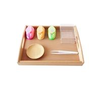 LLTCMYGS Montessori Diy Hand-Printed Work, Art Materials And Toys