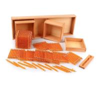 LLTCMYGS Montessori Golden Bead Decimal System, Math Material for Place Value Learning,Model B
