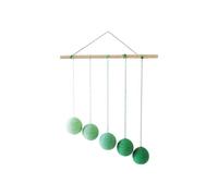 LLTCMYGS Montessori Gradient Color Ball Visual Tracking Toy, Hanging Mobile Learning Mobile,Green