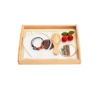 LLTCMYGS Montessori Grooming Card Corresponding Item Sets, Language Area Learning Materials