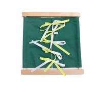 LLTCMYGS Montessori Kids's Daily Life Basic Teaching AIDS, Wooden Clothing Frame Practice,Model B