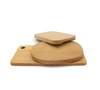 LLTCMYGS Montessori Kitchen Beech Cutting Board, Household Small Cutting Board Set (3 Pieces)