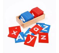 LLTCMYGS Montessori Language Teaching AIDS, Lower And Capital Cases Andpaper with Boxes