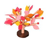 LLTCMYGS Montessori Leaf Insert Tree Toy, Wooden Fine Motor Skills Toy, Preschool Early Learning Educational Toy,Colorful
