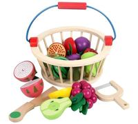 LLTCMYGS Montessori Magnetic Fruit Cutting Toy Set, Pretend Play Kitchen Accessories