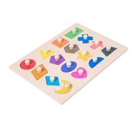 LLTCMYGS Montessori Magnetic Geometric Shape Matching Puzzle Board, A Preschool Toy for Kids