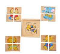 LLTCMYGS Montessori Matching Animal And Insect Matching Puzzle Toys, Fine Motor Development,Animals