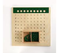 LLTCMYGS Montessori Math Addition Subtraction Multiplication Division Boards, Wooden Arithmetic Learning Material,division