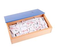 LLTCMYGS Montessori Math Arithmetic Boxes, Addition, Subtraction, Multiplication & Division Mental Math with Wooden Storage Boxes,division