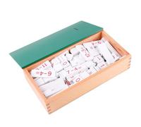 LLTCMYGS Montessori Math Arithmetic Boxes, Addition, Subtraction, Multiplication & Division Mental Math with Wooden Storage Boxes,subtraction