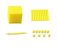 LLTCMYGS Montessori Math Bead Cube Toys, Thousand Cube Decimal System Bank Game,Model A
