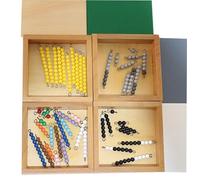 LLTCMYGS Montessori Math Beads Toys,Decimal Preschool Mathematics Educational Toys