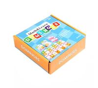 LLTCMYGS Montessori Math Dominoes Toy Set, Preschool Learning Activities