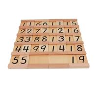 LLTCMYGS Montessori Math Material Teen & Ten Boards, Number Recognition & Counting Toy