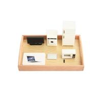 LLTCMYGS Montessori Mini Electrical Appliance Matching Cards, Language Teaching AIDS, Preschool Language Materials