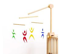 LLTCMYGS Montessori Moving Little Person Teaching AIDS, Dancer Mobile, Hanging Mobile, Montessori Materials