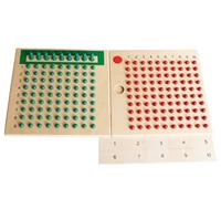 LLTCMYGS Montessori Multiplication And Division Board, Wooden Math Teaching Aid Board