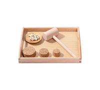 LLTCMYGS Montessori Nails And Wooden Stakes Toys, Wooden Hammers As Teaching AIDS