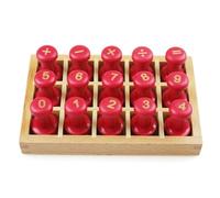 LLTCMYGS Montessori Number & Stroke Stamps, Learning Number Stampers Arts And Crafts Suppliesting,Numbers