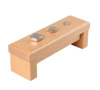 LLTCMYGS Montessori Nut & Bolt Board, Toddler Fine Motor Skill Toy, Wooden Screw Driver Activity Set,Model B