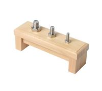LLTCMYGS Montessori Nut & Bolt Board, Toddler Fine Motor Skill Toy, Wooden Screw Driver Activity Set,Model A