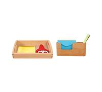 LLTCMYGS Montessori Paper-Cutting Set of Early Education AIDS, Preschool Art Cutting Skills Activity