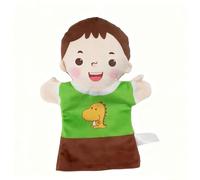 LLTCMYGS Montessori Plush Family Member Hand Puppet Toys, Role-Playing And Storytelling Toys for Playing House,boy