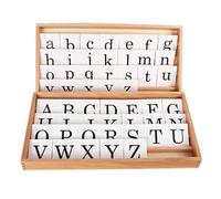 LLTCMYGS Montessori Printed Letter Box, Preschool Language Teaching AIDS for Kids (Upper And Lower Case Letters)